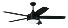 Craftmade PHZ52FB5 - 52" Ceiling Fan w/ 5 Blades, LED Light Kit & Wall Control
