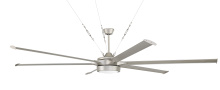 Craftmade PRT102PN6 - Prost 102" 6-Blade Indoor/Outdoor (Damp) Ceiling Fan in Painted Nickel w/ Painted Nickel Blades