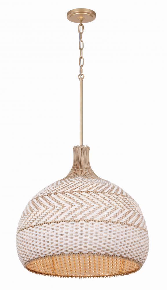 Zanzibar 21'' Soft Gold Pendant