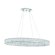 Crystorama ED3563901CH - Kinsley 39'' Polished Chrome Chandelier