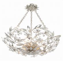 Crystorama MSL-306-SA_CEILING - Marselle 24'' Antique Silver Semi Flush Mount