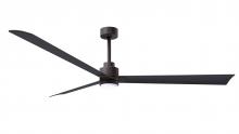 Matthews Fan Company AKLK-TB-BK-72 - Alessandra-72" Three Blade Transitional Ceiling Fan-5CCT Integrated LED-Textured Bronze Finish