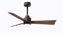 Matthews Fan Company AKLK-TB-WN-42 - Alessandra-42" Three Blade Transitional Ceiling Fan-5CCT Integrated LED-Textured Bronze Finish