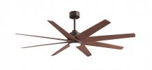 Matthews Fan Company ANLK-TB-WN-64 - Ariella - LK - Textured Bronze - Walnut Tone Tones Blades - 64" Blades - 10" Downrod