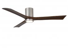Matthews Fan Company IR3HLK-BN-WA-60 - Irene - 3HLK - Brushed Nickel - Walnut Tone Blades - 60" Blades
