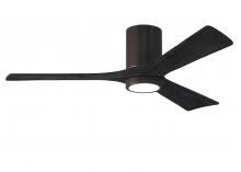 Matthews Fan Company IR3HLK-TB-BK-52 - Irene - 3HLK - Textured Bronze - Matte Black Blades - 52" blades