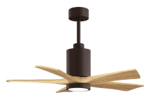 Matthews Fan Company PA5-TB-LM-42 - Patricia-5-42" Five Blade Ceiling Fan-5CCT Integrated LED-Textured Bronze Finish