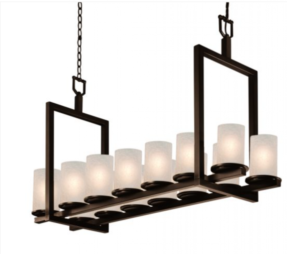 Dakota 14-Light Bridge LED Chandelier (Short)