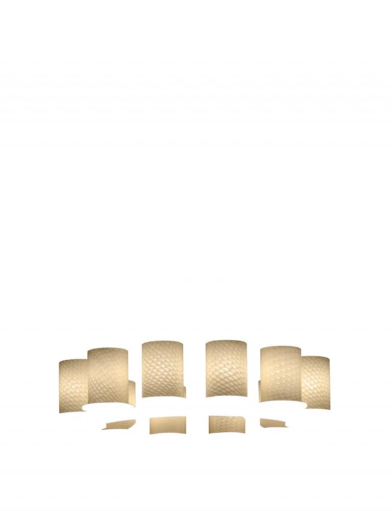Dakota 12-Light Ring LED Chandelier (Tall)