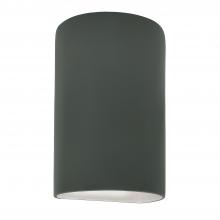 Justice Design Group CER-1265W-PWGN-LED1-1000 - Large LED Cylinder - Open Top & Bottom (Outdoor)