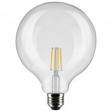 Satco Products Inc. S21253 - 6 Watt G40 LED Filament; Clear; Medium base; 90 CRI; 3000K; 120 Volt