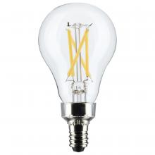 Satco Products Inc. S21871 - 5.5 Watt A15 LED Filament; Clear; Candelabra Base; 2700K; 450 Lumens; 2-Pack