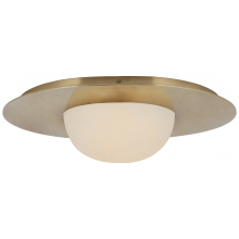 Visual Comfort & Co. Signature Collection KW 4007AB-ALB - Fosse 15" Flush Mount