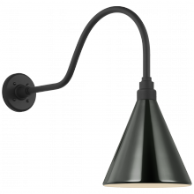 Visual Comfort & Co. Signature Collection TOB 2802MBK/S10-G - Academy 23" Flynn Barn Light