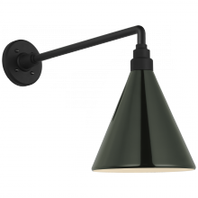 Visual Comfort & Co. Signature Collection TOB 2812MBK/S10-G - Academy 17.5" Mack Barn Light