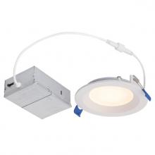Westinghouse 5226100 - 10W Stepped Baffle Slim Recessed LED Downlight Color Temperature Selection 4 in.