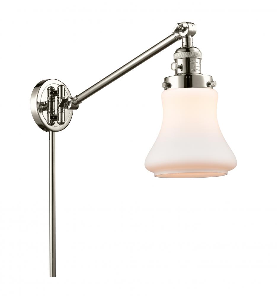 Bellmont - 1 Light - 8 inch - Polished Nickel -Adjustable Swing Arm
