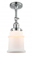 Innovations Lighting 201F-PC-G181 - Canton - 1 Light - 6 inch - Polished Chrome - Adjustable Semi-Flush Mount