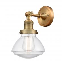 Innovations Lighting 203-BB-G322-LED - Olean - 1 Light - 7 inch - Brushed Brass - Adjustable Sconce