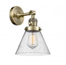 Innovations Lighting 203SW-AB-G44 - Cone - 1 Light - 8 inch - Antique Brass - Adjustable Sconce