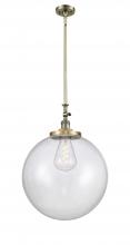 Innovations Lighting 206-AB-G204-18 - Beacon - 1 Light - 18 inch - Antique Brass - Stem Hung - Adjustable Mini Pendant