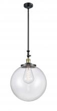 Innovations Lighting 206-BAB-G202-16 - Beacon - 1 Light - 16 inch - Black Antique Brass - Stem Hung - Adjustable Mini Pendant
