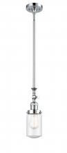 Innovations Lighting 206-PC-G314 - Dover - 1 Light - 5 inch - Polished Chrome - Stem Hung - Adjustable Mini Pendant