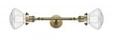 Innovations Lighting 208L-AB-G322 - Olean - 2 Light - 7 inch - Antique Brass - Adjustable Bath Vanity Light