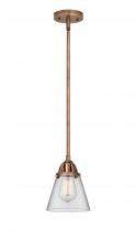Innovations Lighting 288-1S-AC-G62 - Cone - 1 Light - 6 inch - Antique Copper - Stem hung - Mini Pendant