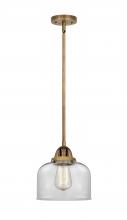 Innovations Lighting 288-1S-BB-G72 - Bell - 1 Light - 8 inch - Brushed Brass - Stem hung - Mini Pendant