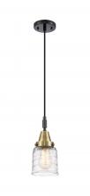 Innovations Lighting 447-1P-BAB-G513 - Bell - 1 Light - 5 inch - Black Antique Brass - Mini Pendant