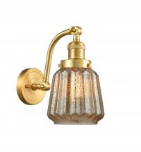 Innovations Lighting 515-1W-SG-G146 - Chatham - 1 Light - 7 inch - Satin Gold - Adjustable Sconce