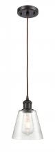 Innovations Lighting 516-1P-OB-G454 - Caton - 1 Light - 5 inch - Oil Rubbed Bronze - Cord hung - Mini Pendant