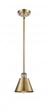 Innovations Lighting 516-1S-AB-M8 - Smithfield - 1 Light - 7 inch - Antique Brass - Mini Pendant