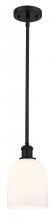 Innovations Lighting 516-1S-BK-G558-6GWH - Bella - 1 Light - 6 inch - Matte Black - Mini Pendant