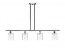 Innovations Lighting 516-4I-SN-G1113 - Cobbleskill - 4 Light - 48 inch - Brushed Satin Nickel - Stem hung - Island Light