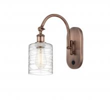 Innovations Lighting 518-1W-AC-G1113 - Cobbleskill - 1 Light - 5 inch - Antique Copper - Adjustable Swing Arm