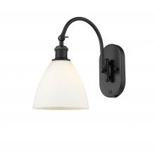 Innovations Lighting 518-1W-BK-GBD-751-LED - Bristol - 1 Light - 8 inch - Matte Black - Adjustable Swing Arm
