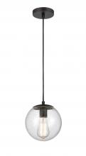 Innovations Lighting 608-BK-SDY - Tolland - 1 Light - 8 inch - Matte Black - Cord hung - Mini Pendant