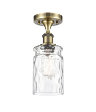 Innovations Lighting 616-1F-AB-G352 - Candor - 1 Light - 5 inch - Antique Brass - Semi-Flush Mount