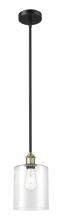 Innovations Lighting 616-1S-BAB-G4424-7 - Paladin - 1 Light - 7 inch - Black Antique Brass - Stem hung - Mini Pendant