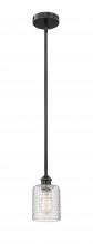 Innovations Lighting 616-1S-BK-G112C-5CL - Cobbleskill - 1 Light - 5 inch - Matte Black - Stem hung - Mini Pendant