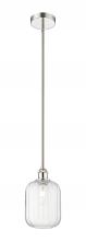 Innovations Lighting 616-1S-PN-G460-7CL - Preston Cylinder - 1 Light - 7 inch - Polished Nickel - Stem hung - Mini Pendant