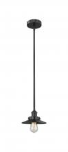 Innovations Lighting 616-1SH-BK-M6 - Edison - 1 Light - 8 inch - Matte Black - Stem hung - Mini Pendant