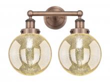 Innovations Lighting 616-2W-AC-G208-8 - Beacon - 2 Light - 17 inch - Antique Copper - Bath Vanity Light