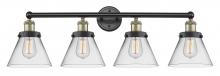Innovations Lighting 616-4W-BAB-G42 - Cone - 4 Light - 35 inch - Black Antique Brass - Bath Vanity Light