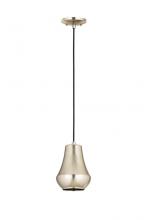 Innovations Lighting 654-1P-SN-7 - Hartford - 1 Light - 7 inch - Brushed Satin Nickel - Cord hung - Mini Pendant