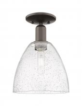Innovations Lighting 716-1C-OB-GBD-94 - Bristol - 1 Light - 9 inch - Oil Rubbed Bronze - Semi-Flush Mount