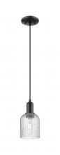 Innovations Lighting 716-1P-BK-G559-5SDY - Bridal Veil - 1 Light - 6 inch - Matte Black - Cord hung - Mini Pendant