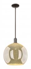 Innovations Lighting 716-1S-OB-G128-14 - Athens - 1 Light - 14 inch - Oil Rubbed Bronze - Stem hung - Mini Pendant